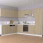 Preview: Schubunterschrank Sonoma-Eiche 30x46x81,5 cm Holzwerkstoff