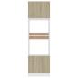 Preview: Mikrowellenumbauschrank Sonoma-Eiche 60x57x207 cm Holzwerkstoff
