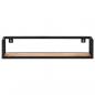Preview: Wandregale 2 Stk. 80 cm Massivholz Akazie