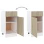 Preview: Schubunterschrank Sonoma-Eiche 40x46x81,5 cm Holzwerkstoff