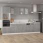 Preview: Schubunterschrank Betongrau 40x46x81,5 cm Holzwerkstoff