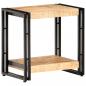 Preview: ARDEBO.de - Beistelltisch 40x30x40 cm Raues Mangoholz