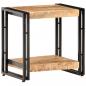 Preview: Beistelltisch 40x30x40 cm Raues Mangoholz
