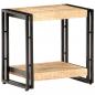 Preview: Beistelltisch 40x30x40 cm Raues Mangoholz