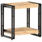 Preview: Beistelltisch 40x30x40 cm Raues Mangoholz
