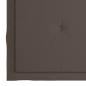 Preview: Gartenstühle mit Taupe Kissen 2 Stk. Massivholz Teak