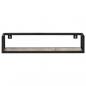 Preview: Wandregale 2 Stk. 80 cm Altholz Massiv