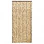 Preview: Insektenschutz-Vorhang Beige und Braun 100x220 cm Chenille