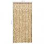 Preview: Insektenschutz-Vorhang Beige und Braun 100x220 cm Chenille