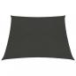 Preview: ARDEBO.de - Sonnensegel 160 g/m² Anthrazit 3/4x2 m HDPE