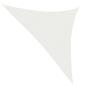 Preview: Sonnensegel 160 g/m² Weiß 3,5x3,5x4,9 m HDPE