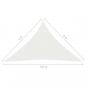 Preview: Sonnensegel 160 g/m² Weiß 4x4x5,8 m HDPE