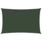 Preview: ARDEBO.de - Sonnensegel 160 g/m² Dunkelgrün 2x4,5 m HDPE