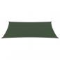 Preview: Sonnensegel 160 g/m² Dunkelgrün 2x4,5 m HDPE