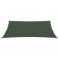 Preview: Sonnensegel 160 g/m² Dunkelgrün 2,5x4 m HDPE