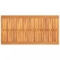 Preview: Couchtisch 100x50x33 cm Massivholz Akazie