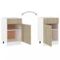 Preview: Schubunterschrank Sonoma-Eiche 50x46x81,5 cm Holzwerkstoff