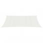 Preview: Sonnensegel 160 g/m² Weiß 2,5x4 m HDPE