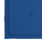 Preview: Gartenstühle 2 Stk. mit Blauen Kissen Massivholz Teak