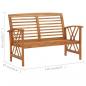 Preview: 3-tlg. Garten-Lounge-Set Massivholz Akazie