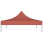 Preview: Partyzelt-Dach 3x3 m Terrakotta-Rot 270 g/m²
