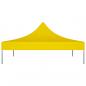 Preview: Partyzelt-Dach 3x3 m Gelb 270 g/m²
