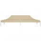 Preview: Partyzelt-Dach 6x3 m Beige 270 g/m² 