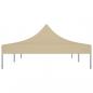 Preview: Partyzelt-Dach 6x3 m Beige 270 g/m² 