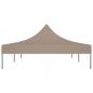 Preview: Partyzelt-Dach 6x3 m Taupe 270 g/m²