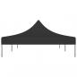 Preview: Partyzelt-Dach 6x3 m Schwarz 270 g/m²