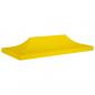 Preview: ARDEBO.de - Partyzelt-Dach 6x3 m Gelb 270 g/m²