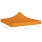 Preview: ARDEBO.de - Partyzelt-Dach 2x2 m Orange 270 g/m² 