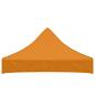 Preview: Partyzelt-Dach 2x2 m Orange 270 g/m²