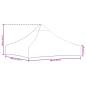 Preview: Partyzelt-Dach 2x2 m Orange 270 g/m²