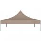Preview: Partyzelt-Dach 2x2 m Taupe 270 g/m² 