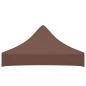 Preview: Partyzelt-Dach 2x2 m Braun 270 g/m²