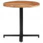 Preview: Bistrotisch Rund Ø80x75 cm Akazie Massivholz