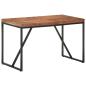 Preview: Esstisch 120x60x76 cm Massivholz Akazie und Mango 