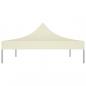 Preview: Partyzelt-Dach 4x3 m Creme 270 g/m²