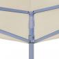 Preview: Partyzelt-Dach 4x3 m Creme 270 g/m²