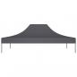 Preview: Partyzelt-Dach 4x3 m Anthrazit 270 g/m²