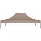 Preview: Partyzelt-Dach 4x3 m Taupe 270 g/m²