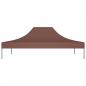 Preview: Partyzelt-Dach 4x3 m Braun 270 g/m²
