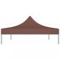 Preview: Partyzelt-Dach 4x3 m Braun 270 g/m²