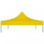 Preview: Partyzelt-Dach 4x3 m Gelb 270 g/m²