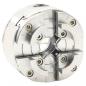 Preview: 4-Backen-Drechselfutter mit M33 Aufnahme Stahl Silbern 96 mm