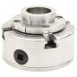 Preview: 4-Backen-Drechselfutter mit M33 Aufnahme Stahl Silbern 96 mm