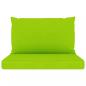Preview: ARDEBO.de - Palettenkissen 2-tlg. Hellgrün Oxford-Gewebe