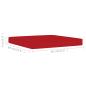 Preview: Palettenkissen Rot Oxford-Gewebe