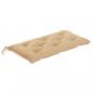 Preview: Gartenbank-Auflage Beige 100x50x7 cm Oxford-Gewebe